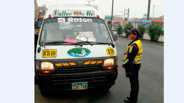 Transporte público en Ate Vitarte es fiscalizado