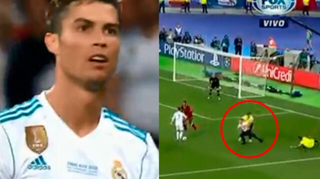 Hincha impidió gol de CR7 en la final de la Champios League