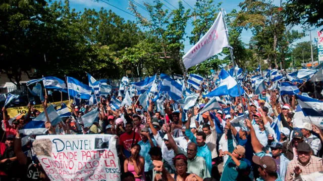 Baño de sangre en marcha contra el Congreso en Nicaragua
