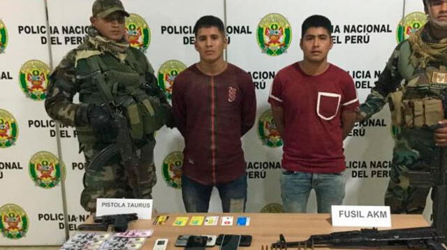 Hermanos proveían de armas a sicarios del narcotráfico en el Vraem