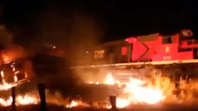 Captan supuesto fantasma en choque de trenes en México 