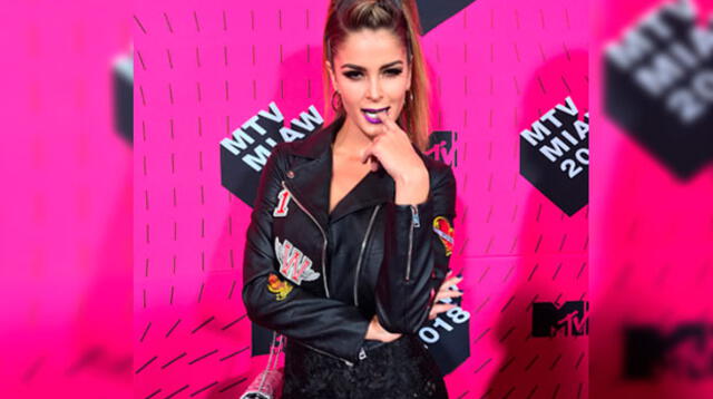Laura Spoya luce espectacular en la alfombra rosa de los MTV MIAW 2018