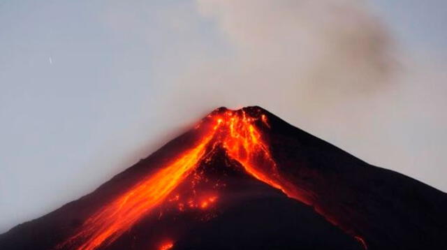 Erupción del Volcán de Fuego en Guatemala 