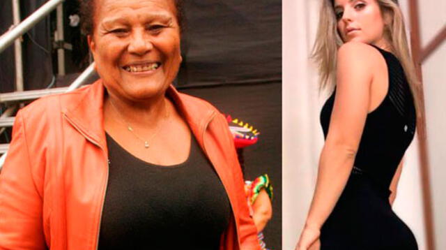 Thaísa Leal regresó al Perú y fue recibida por 'Doña Peta' en el aeropuerto