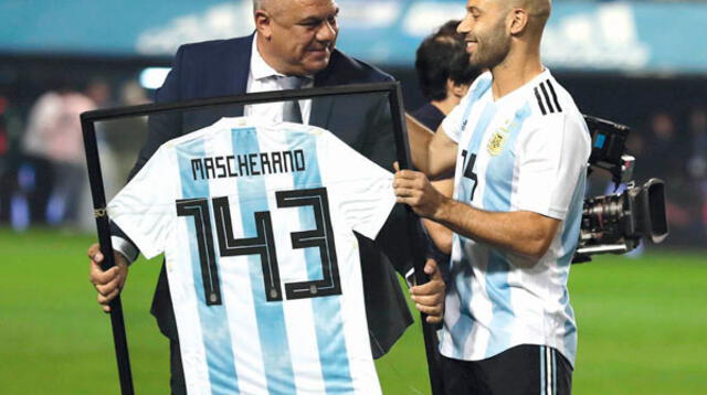 Javier Mascherano junto a Rafa Márquez son los dos jugadores vigentes con mas presencia en los Mundiales