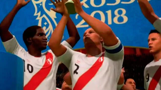 Se viraliza video de la Selección Peruana levantando la Copa del Mundo en FIFA 18