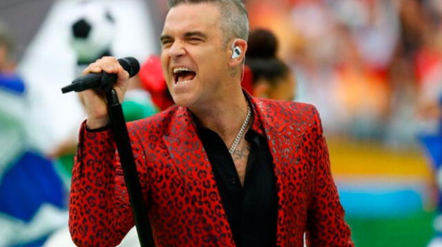 Robbie Williams superó depresión y cantó Angeles en Rusia 2018