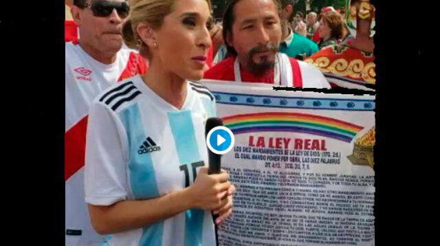 El "Israelita" es entrevistado por la TV argentina