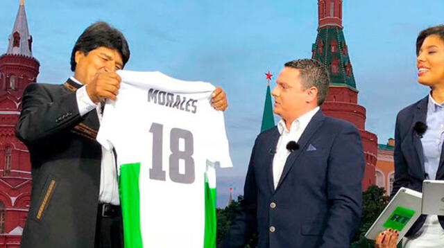 Evo Morales destacó triunfo de Rusia en el Mundial