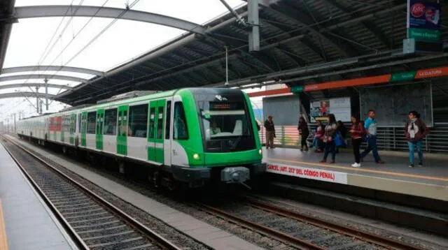 Había pocos pasajeros en las estaciones del Metro de Lima 
