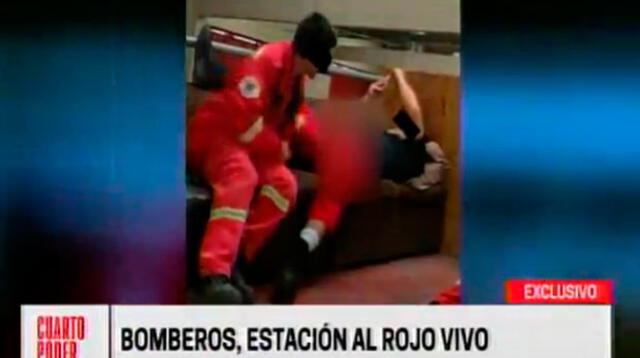 Bomberos de una compañía de San Borja generan polémica por grabar videos sexuales