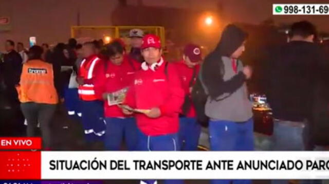Paro de transportes afecta a miles de trabajadores en Lima y Callao