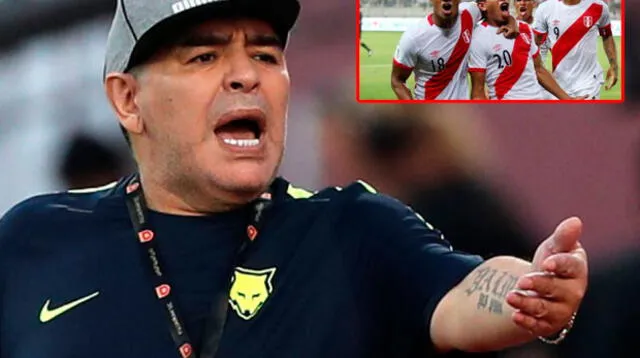  Maradona llenó de elogios a la selección peruana