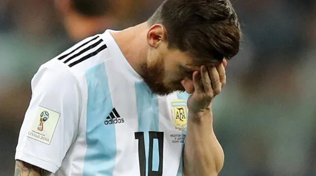 Lionel Messi es criticado por su pobre nivel en Rusia 2018