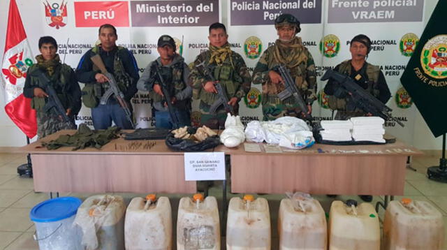 Operativos importantes contra el narcotráfico en el Vraem