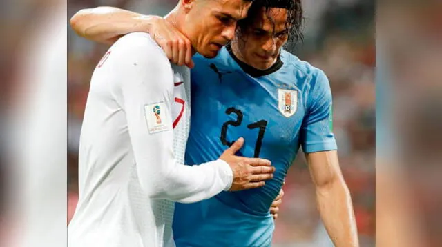 el gesto de ayuda de Cristiano Ronaldo a Edison Cavani