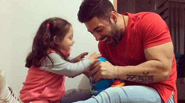 Sebastián Lizarzaburu compartió tierno momento con su hija en sus redes sociales 