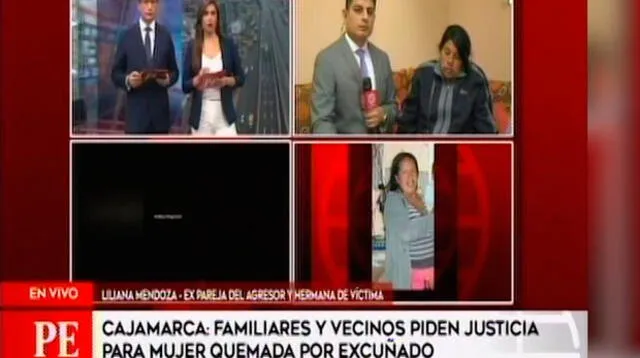 Liliana Mendoza pidió justicia para su hermana en Cajamarca