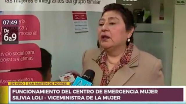 Viceministra Silvia Loli preocupada por aumento de violencia