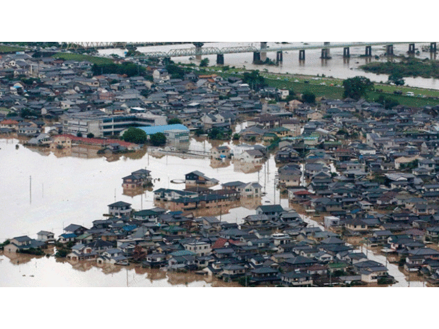 Miles de casas están sumergidas bajo el agua tras las inundaciones a causa de las lluvias