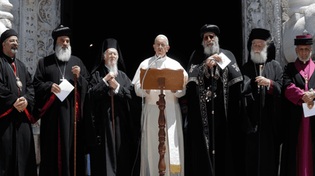 El papa Francisco clamó, por la situación en Oriente Medio