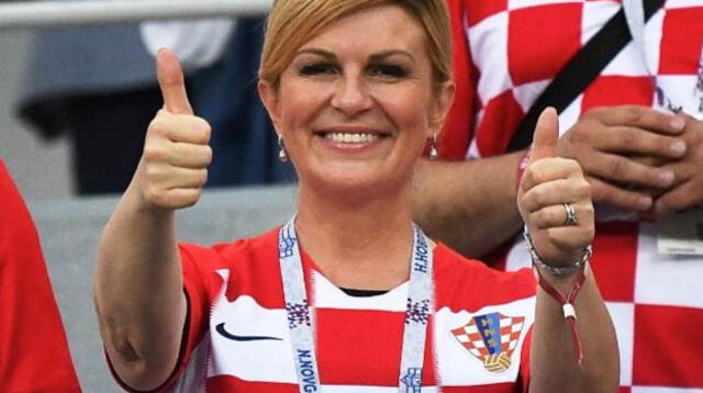 Presidenta de Croacia se redujo el sueldo para acudir a Rusia 2018