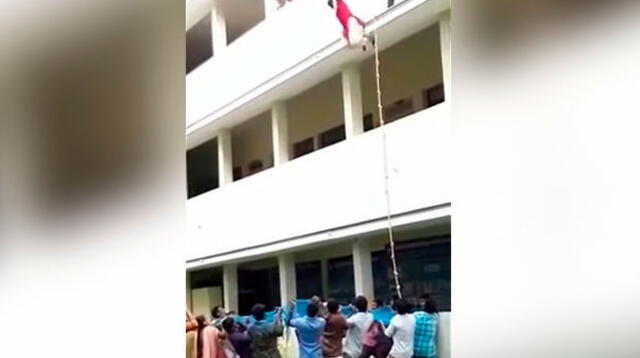 Universitaria murió al caer de tercer piso de edificio en La India