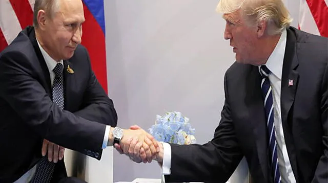 Vladimir Putin y Donald Trump 