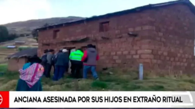 Anciana asesinada en ritual en Ayacucho