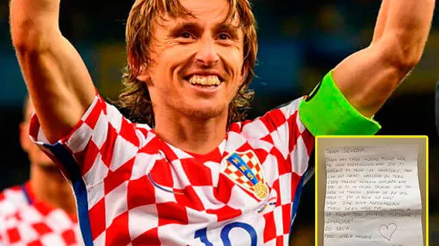  Luka Modric responde emotiva carta de niña con cáncer y conmueve al mundo