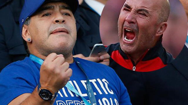 Diego Maradona habló sobre el reemplazo de Jorge Sampaoli en Argentina 