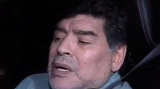 Diego Maradona es grabado en aparente estado de ebriedad