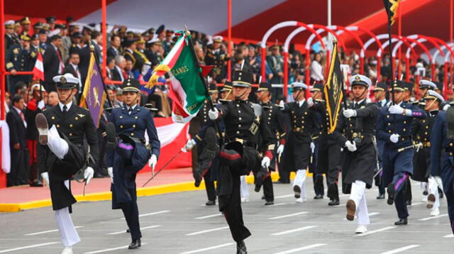 Delegaciones extranjeras presentes en Gran Parada Militar | Foto:ANDINA/Juan Carlos Guzmán