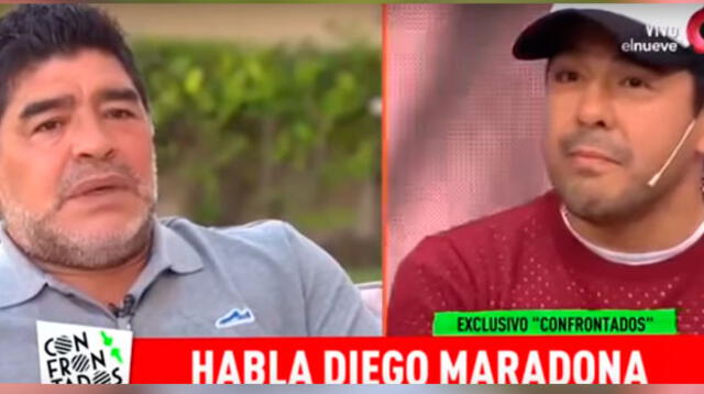 Diego Maradona insultó de la peor forma a su sobrino en vivo 