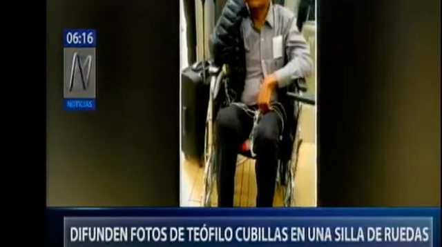 Teófilo Cubillas acabó en silla de ruedas tras audios