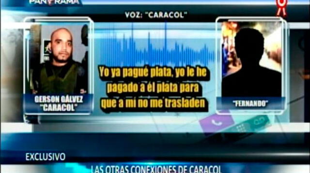 Gerson Gálvez (a) "Caracol" y sus nexos criminales
