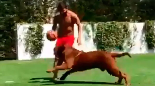 Lionel Messi juega con su perro y es furor en redes sociales 