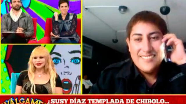 Susy Díaz presentó a su novio de 29 años y Peluchín lo destruye en vivo