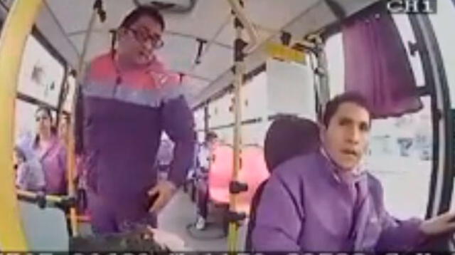 Sujeto que golpeó a chófer de bus podría recibir hasta 6 años de prisión