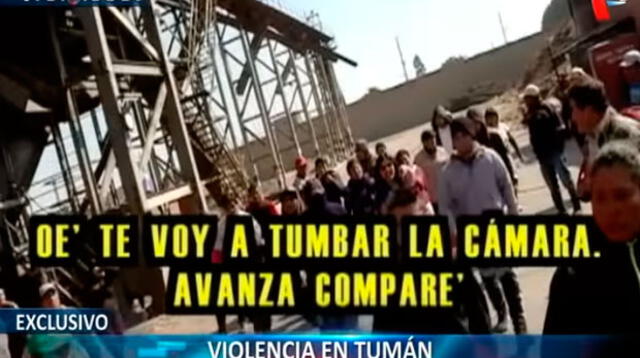 Periodistas de Panorama son agredidos en las instalaciones de azucarera Tumán