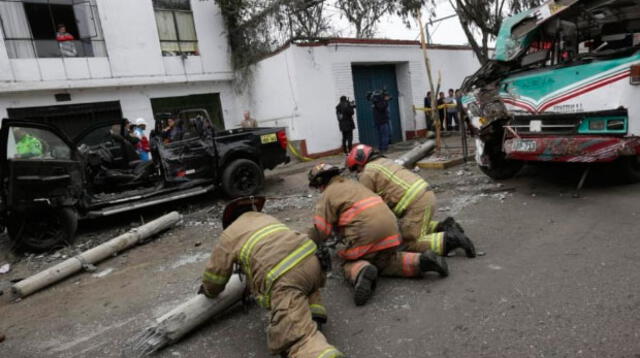 Accidente dejó ocho heridos en Pueblo Libre