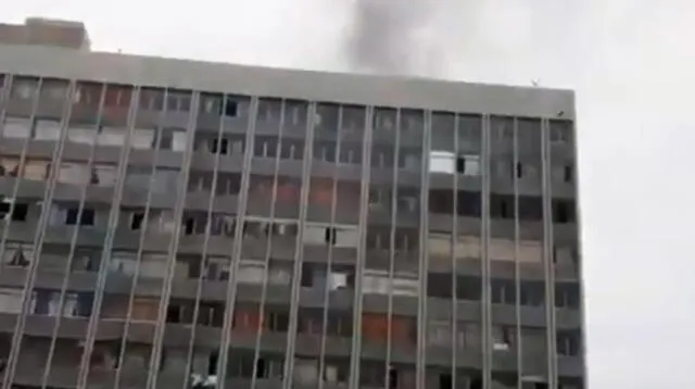 Un incendio se registra en el Cercado de Lima 