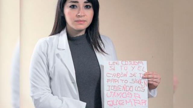 Rosa Canales denunció ser víctima de acoso sexual, hostigamientos y maltrato de parte de los médicos y personal de la Universidad Cayetano Heredia. Fuente: El Comercio