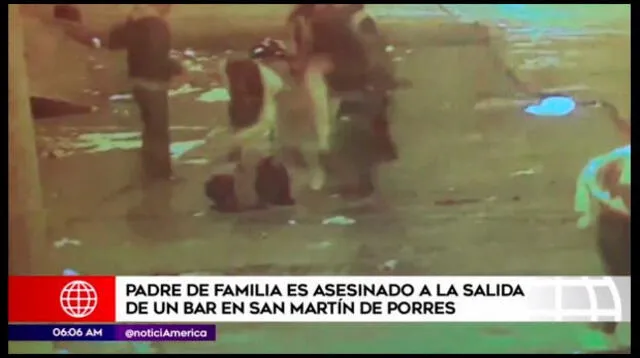 Cuatro colombianos detenidos por crimen. | Captura: América TV 