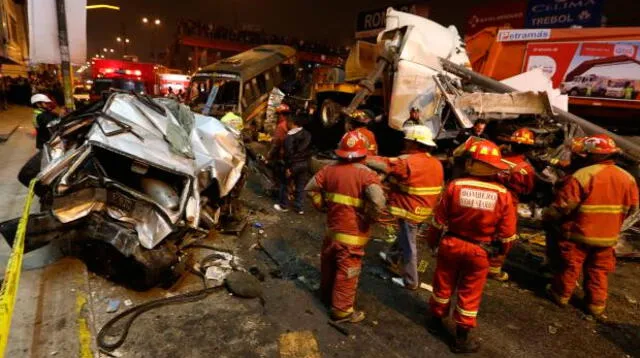 Nuevo choque  de bus con tráiler dejó 10 heridos en Paramonga