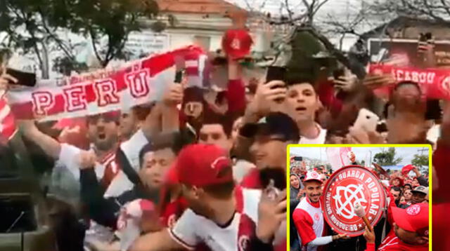 Gran recibimiento a Paolo Guerrero por hinchada de Inter de Porto Alegre | Foto: imagen y captura Twitter de Porto Alegre