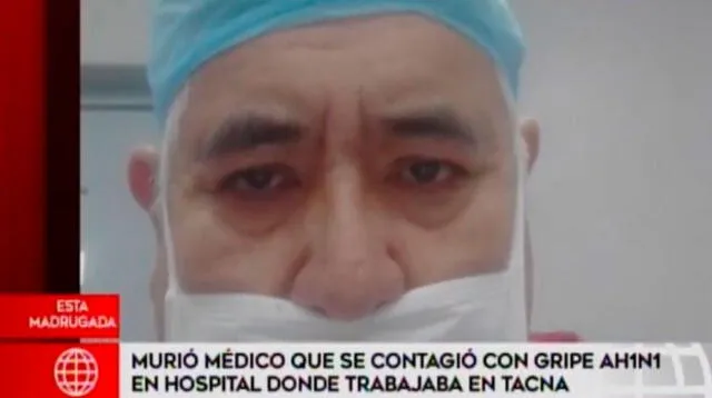 Médico Manuel Guevara murió por la gripe AH1N1 y complicaciones