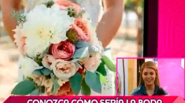  Revelan detalles de la  boda de  Sheyla Rojas 