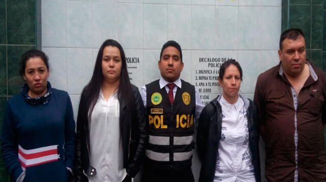 Banda de tenderos colombianos fue desarticulada por la PNP
