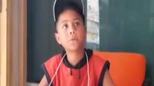 Niño venezolano de 13 años llegó al Perú para ayudar a su familia